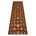 thumbnail image 1 of Custom Size Skid Resistant Runner Rug Burgundy Mahal Persian Oriental Cut to Size Roll Rug Runner Customize by Feet, 1 of 6