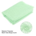 thumbnail image 4 of Uxcell 63" Mesh Fabric Stretchy for Netting Bag Backpack Pocket 3.28ft Mint Green, 4 of 6