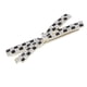 thumbnail image 2 of Accesorio para el cabello con nudo de lazo cruzado, elegante, en blanco y negro, estilo kawaii, para una decoración elegante, pinza para el cabello con rejilla de diamantes de imitación, 2 of 8