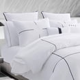 thumbnail image 2 of Vera Wang Zig Zag Queen Comforter Set in White, 2 of 4