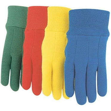 Midwest Quality Gloves 537K Kids Cotton Jersey Glove With A Knit Cuff
