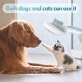 thumbnail image 3 of MASBRILL Cat Dog Brush for Shedding, Self Cleaning Slicker Brush,  Grooming Removes Loose Undercoat and Tangled Hair Grooming Comb -Blue, 3 of 7