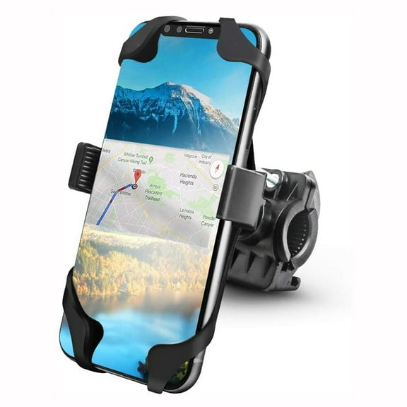 Handlebar Bicycle Mount for Motorola One 5G - Silicone Holder Bike Non-Slip Strap Shockproof V4N Compatible With Motorola One 5G