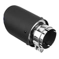 thumbnail image 2 of Silenciador de tubo de escape de fibra de carbono mate para coche de 63 mm a 89 mm, 2 of 12