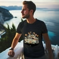thumbnail image 5 of Graphic Tees Baggy Shirts for MenFlowers (9) Crew Neck Streetwear T Shirts Casual Summer Sports Best Sizes, 5 of 5
