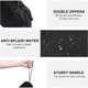 thumbnail image 4 of Organizador de dispositivos electrónicos para viajes, estuche organizador de cables para viajes, bolsa compacta para accesorios electrónicos, color negro, 4 of 8