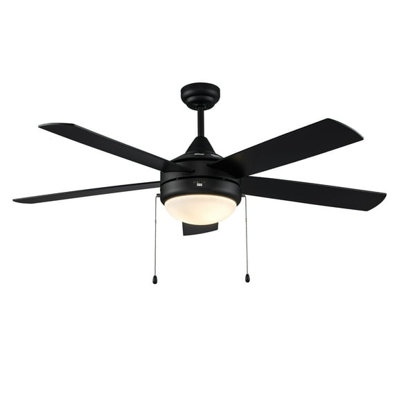 Trans Globe Lighting F-1020 Cappleman 52" 5 Blade Indoor Ceiling Fan - Black