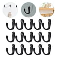 thumbnail image 1 of unbranded 15Ud De Pared Para Colgar Multiusos De Metal Negro Para Cocina Y, 1 of 8