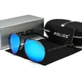 thumbnail image 1 of Police Men's Polarized Uv400 Sunglasses Aviator Glasses, 1 of 1