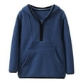 thumbnail image 1 of PMVFHDE Chandails à Capuchon et Chandails pour Garçons - Chandail Molletonné Doublé d'Hiver pour Enfants - Chandail à Capuchon Confortable et Stylé pour Garçons et Filles, 1 of 3