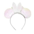 thumbnail image 2 of 2PC Easter Bunny Ears Headband Rabbit Ears Hairband Headpieces for Adults, 2 of 5