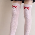 thumbnail image 3 of fatyb Girls Thigh High Socks Knitted Long Socks for School Kids Girls Over the Knee Uniform Stockings, 3 of 7