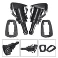 thumbnail image 1 of TEHAUX 1 Pair Car Windshield Wiper Washer Nozzles in 4.4X2.2in for Simple Design, 1 of 8