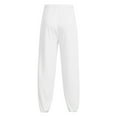 thumbnail image 5 of White Man Loose Fit Pants Pants Sweat Pants for Mens Track Athletic Yoga Casual Stretch Running Dance Cosplay Straight Leg Basic Long Leg Fall Summer Pants 2025 L, 5 of 7