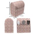 thumbnail image 5 of Moroccan Lounger Chair Bag, Pastel Colors of Classic Mosaic Inspirations Pattern, High Capacity Storage with Handle Container, Lounger Size, Peach and Coral, by Ambesonne, 5 of 5