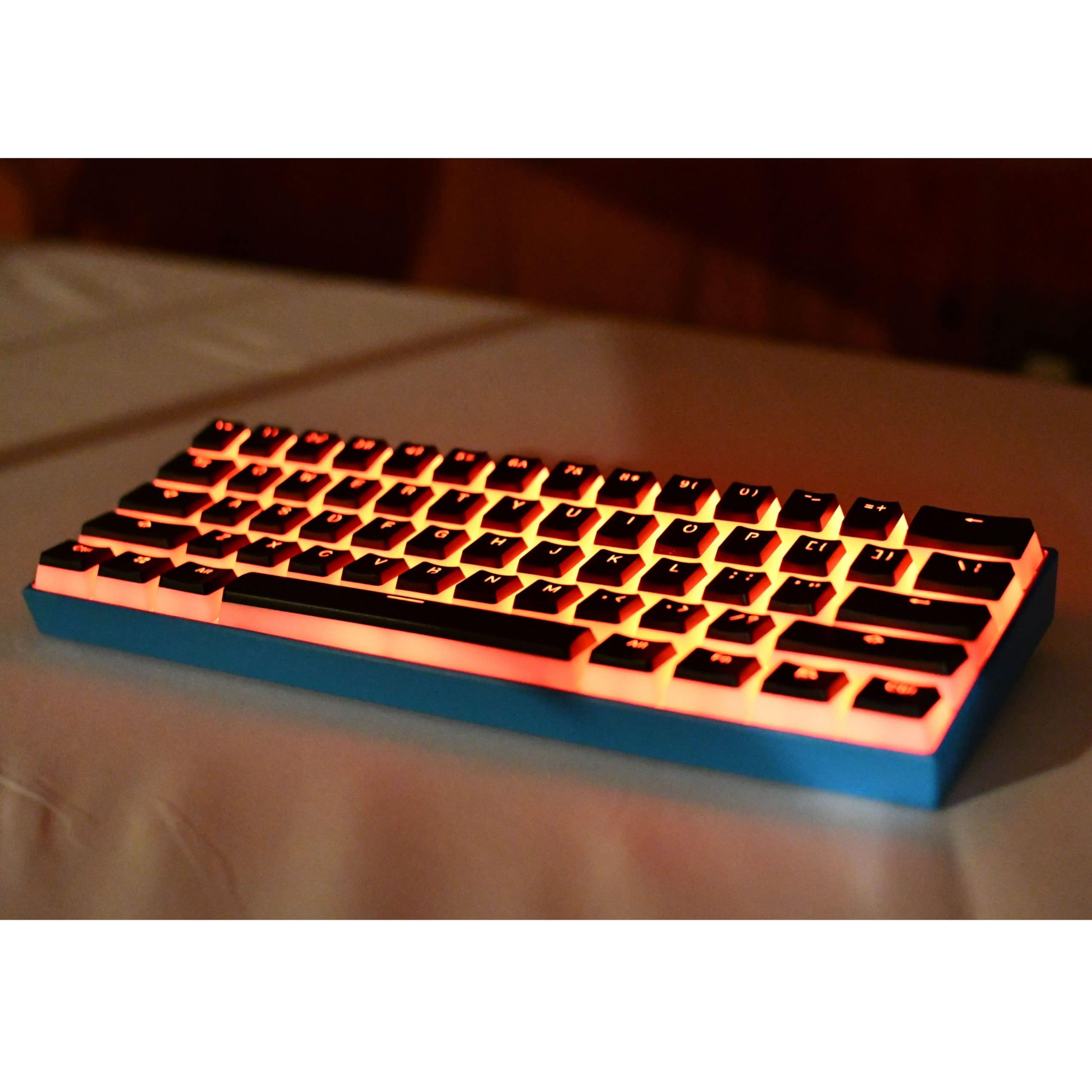 OEM PBT Pudding Keycaps Black and White - 104 Keys