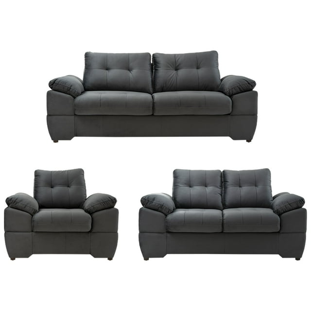 Sala 3 2 1 Kessa Muebles Gris 218 x 93 x 92 cm