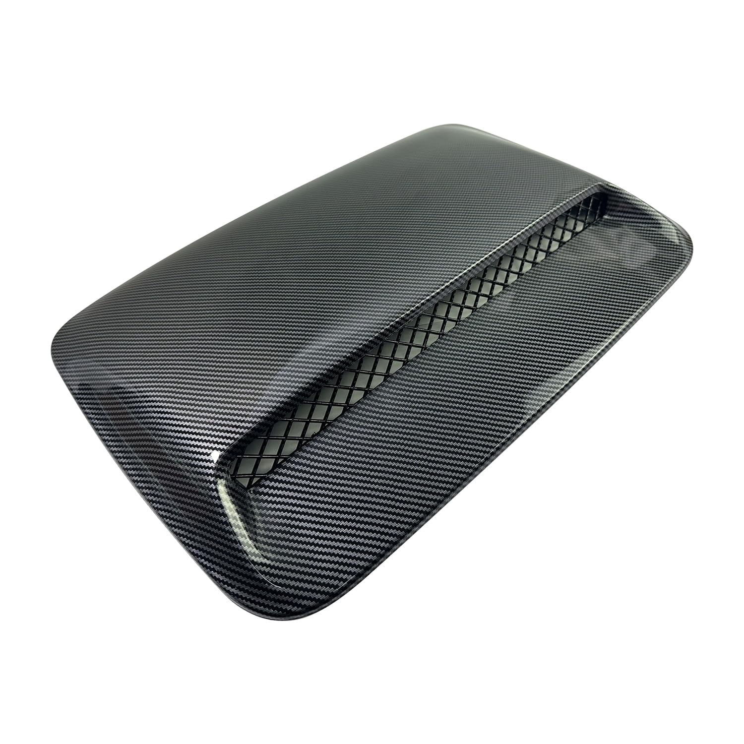 BST BSSP Engine Hood Scoop Vent Cover, Hood Air Flow Intake Cover Compatible with 2007-2023 Toyota FJ Cruiser, Carbon Fiber ABS Easy Installation Engine Hood Air Vent Cover Bonnet Trim