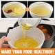 thumbnail image 4 of Stainless Steel Oil Colander Spoon Multi-functional Filter Spoon Stainless Steel Fine Mesh Oil Skimmer Strainer NetFeatures: 【Fine Mesh Stainless Steel Colander】Mesh strainers for kitchen, 4 of 9