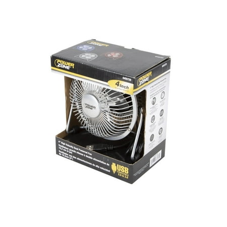 PowerZone Personal Fans, 1-Speed, 4 In
