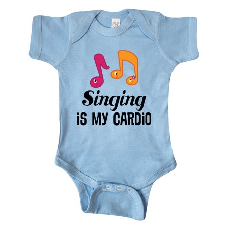 

Inktastic Singing is my Cardio Choir Music Gift Baby Girl Bodysuit