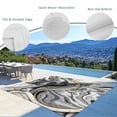 thumbnail image 3 of Grey Marble Outdoor Rug for Patio/Deck/Porch, Non-Slip Large Area Rug 6 x 9 Ft, Modern Abstract Art Ink Painting Indoor Outdoor Rugs Washable Area Rugs, Reversible Camping Rug Carpet Runner, 3 of 8