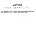thumbnail image 2 of Transit Auto Front Rear Disc Brake Rotors Semi-Metallic Pads and Drum Kit for Car Mitsubishi Lancer K8A-107688, 2 of 11