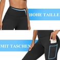 thumbnail image 2 of 2PCS yoga leggings--black, 2 of 6