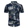 thumbnail image 4 of Aloohaidyvio men's summer shirts button-down,Men Hawaiian Short Sleeve Beach Shirt Printed Summer Casual Shirts,Hawaiian Shirt for Men, 4 of 5