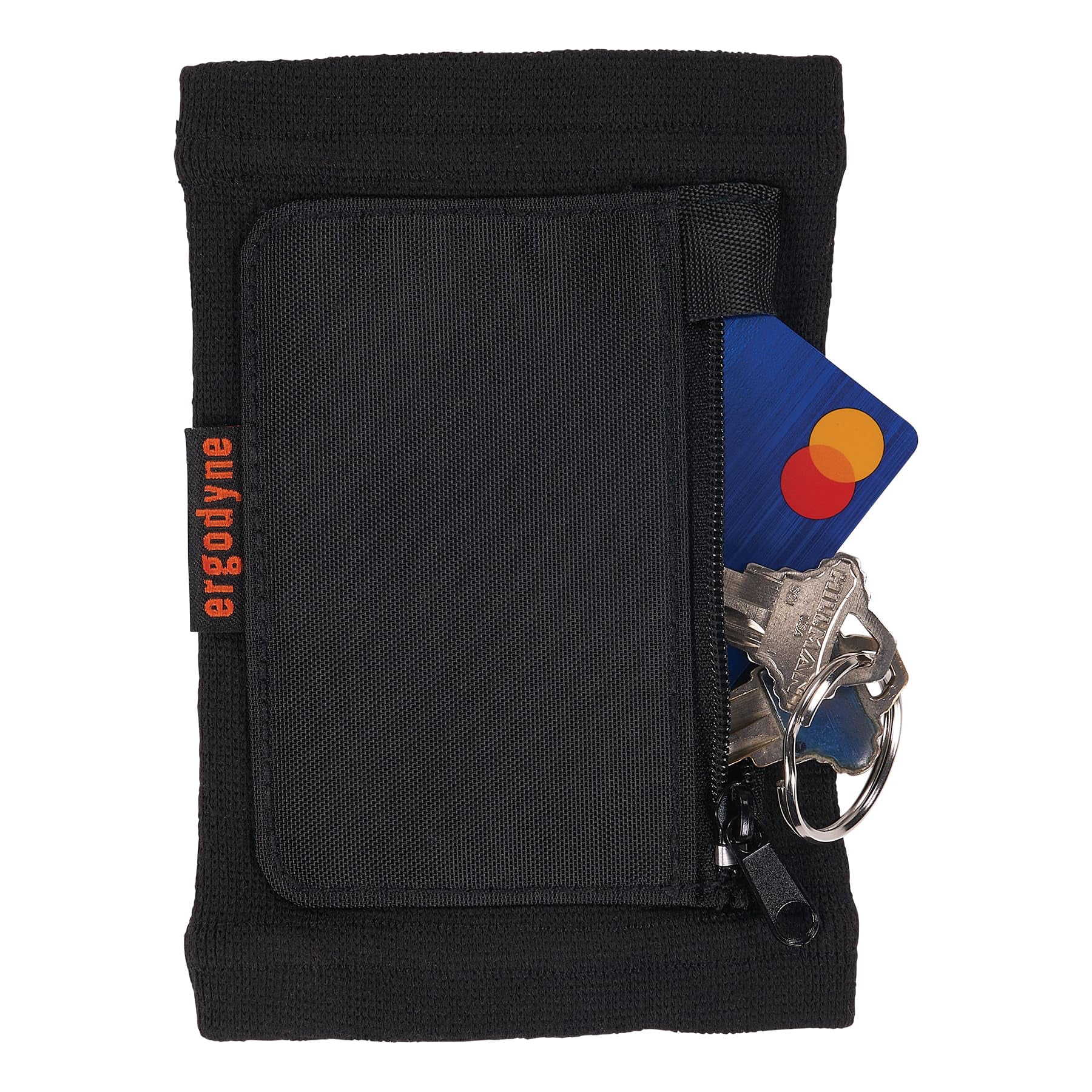 Ergodyne B3159129 Squids 3388 Wrist ID & Decal Holder, Black - One Size
