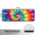 thumbnail image 5 of Kitchen Rugs Sets Of 2,Colorful Rainbow Tie Dye Spiral Pattern Anti Fatigue Kitchen Mat Rugs Non Slip Washable,Decorative Kitchen Floor Mats for Kitchen,Sink,Laundry,17"x47"+17"x47", 5 of 5