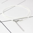 thumbnail image 4 of keepw Necklace Choker Rope Polyester Bracelet Beading Cord DIY Pendant Extender String Chain Jewelry Findings Accessory White, 4 of 8