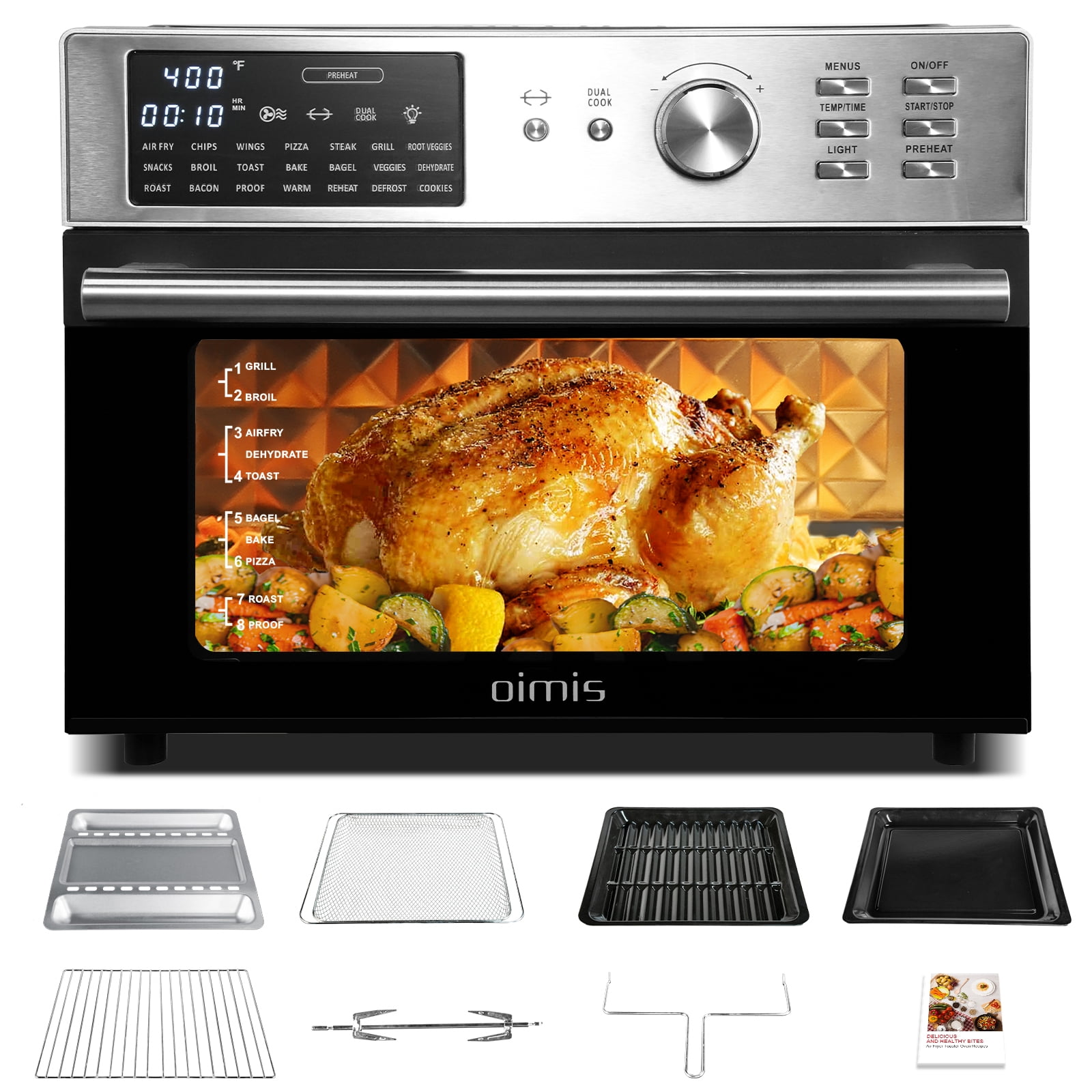 Buy NOVA 32QT Extra Large Air Fryer, 19-In-1 Combo with Rotisserie and  Dehydrator from MyShop.com. ✓ Only Genuine Products ✓ 30 Day Replacement  Guarantee ✓ Free Shipping – NOVA USA