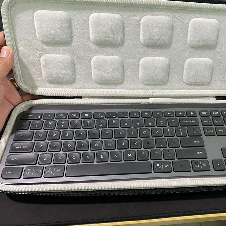 Waterproof Portable Carrying Case for Logitech MX Keys Wireless Keyboard  Storage
