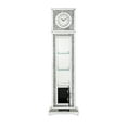 thumbnail image 5 of ACME Noralie Grandfather Clock in Mirrored & Faux Diamonds, 5 of 9