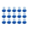 thumbnail image 1 of Unique Bargains 15pcs 12V Blue T4.2 Car Wedge LED Dash Gauge Instrument Panel Light Interior, 1 of 5