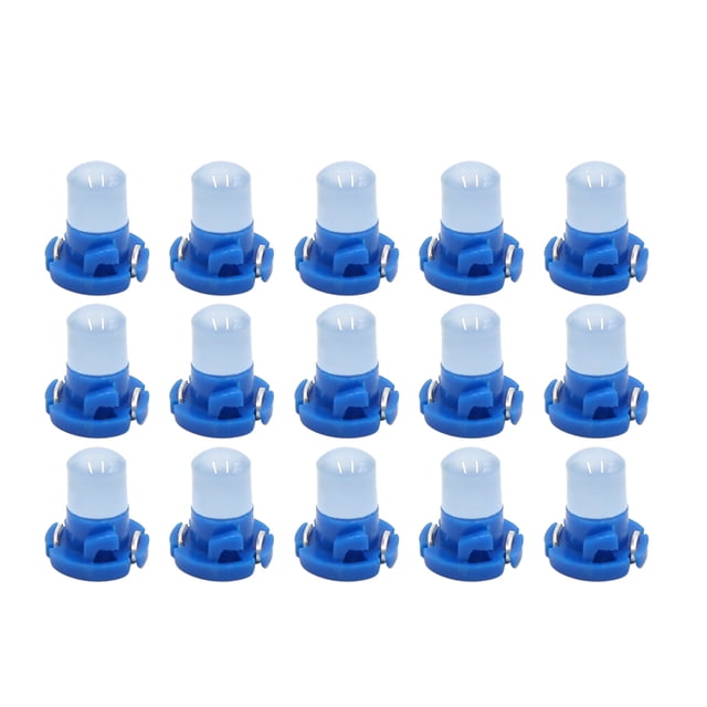 Unique Bargains 15pcs 12V Blue T4.2 Car Wedge LED Dash Gauge Instrument Panel Light Interior
