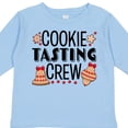 thumbnail image 4 of Inktastic Christmas Cookie Tasting Crew with Holiday Cookies Boys or Girls Long Sleeve Toddler T-Shirt, 4 of 5