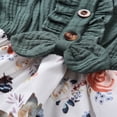 thumbnail image 4 of Bébé Fille Princesse Robe Florale Dentelle Licou Robes de Soirée, 4 of 6
