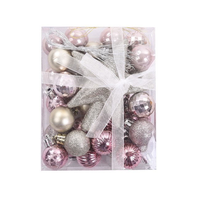TheFound Christmas Balls, Solid Color Ball Decorative Artware Festival Ornament