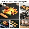 thumbnail image 6 of MorexLab Oven Liner 16 x 24 Inch Thick Heavy Duty Non Stick Teflon Baking Mat, 3 Count, 6 of 6