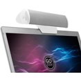 thumbnail image 1 of GOgroove SonaVERSE USB Speakers for Laptop Computer - USB Powered Mini Sound Bar with Clip-On Portable External Speaker Design for Monitor, One Cable for Digital Audio Input and Power (White), 1 of 9