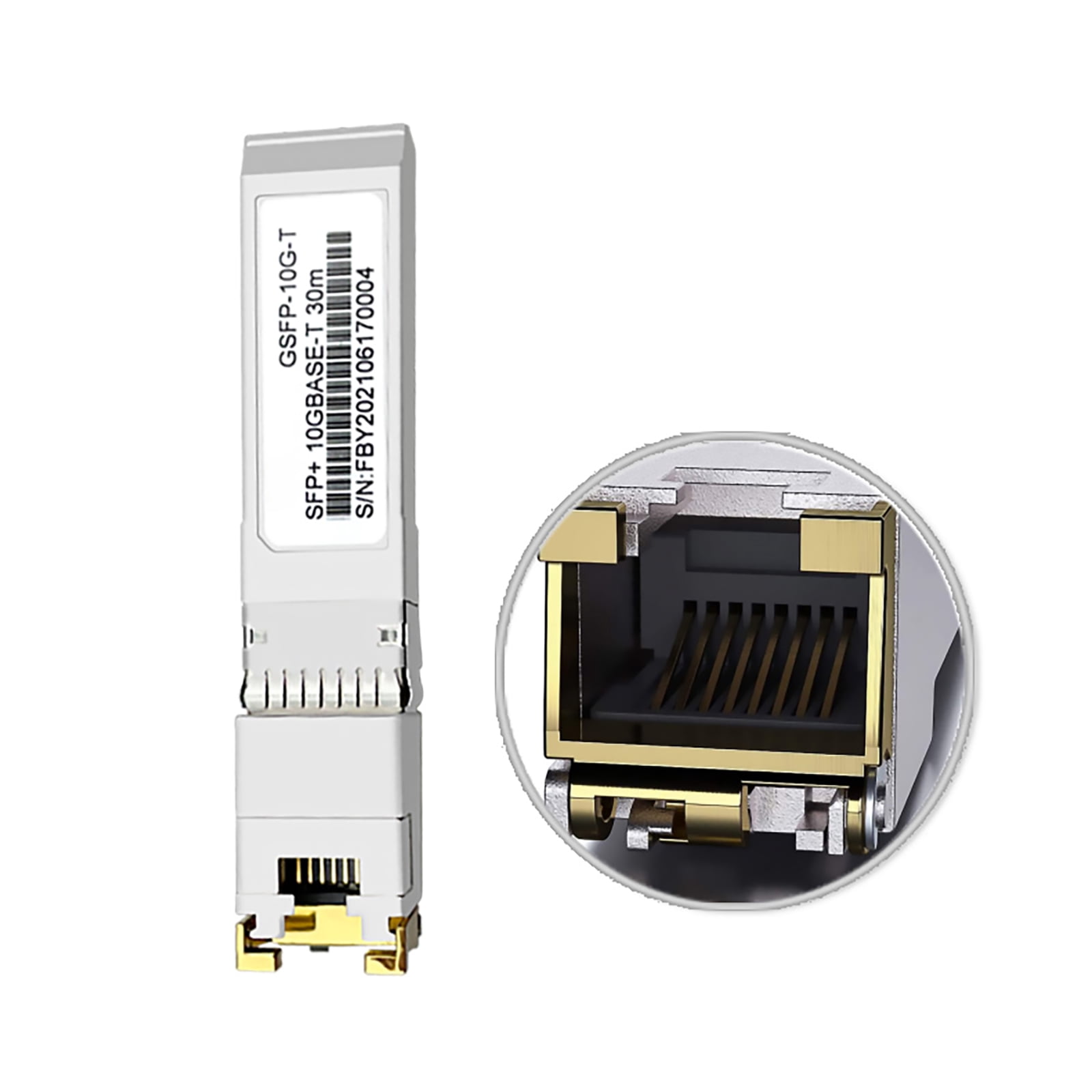 Seamless 10Gbps Data Transmission SFP+ to RJ45 Copper Ethernet Adapter for Cisco Switches