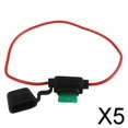 thumbnail image 1 of Portafusibles de cuchilla estándar 5xIn Line para fusibles de 12V 30A para coche y bicicleta 5 piezas, 1 of 8