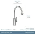 thumbnail image 2 of Moen 7402 Riley Pull-Down Spray High-Arc Kitchen Faucet with Reflex and Power Cl, Spot Resist Stainless, 2 of 5
