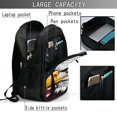 thumbnail image 4 of Disketp American Bald Eagle Mochila de Viaje Estampada para Laptop con Puerto de Carga USB, Mochila Impermeable para Computadora – Regalo para Hombres y Mujeres, 4 of 7
