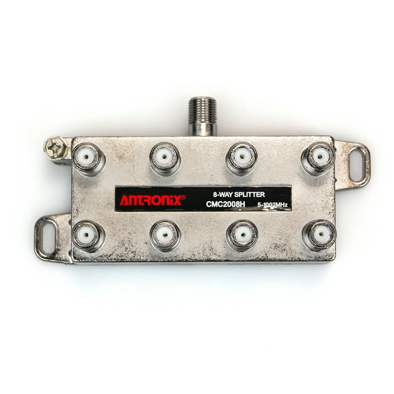 Antronix CMC2008H 8-Way Coaxial Universal Splitter 1 GHz Connection (Nickel Alloy)