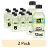 (2 pack) Minute Maid Zero Sugar Lemonade Bottles, 12 fl oz, 6 Pack