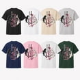 thumbnail image 4 of Vintage Japanese Koi Blossom Graphic T-Shirt, Heavy Cotton Unisex Classic Fit Tee, 4 of 9