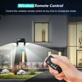 thumbnail image 2 of Solar Outdoor Lights 2500LM 210 LED Security Lights with Remote Control,3 Heads Motion Sensor Lights, IP65 Waterproof,270° Wide Angle Flood Wall Lights with 3 Modes (1 Pack), 2 of 8